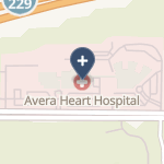 Avera Heart Hospital Of South Dakota on map
