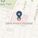 Saint Anne's Hospital on map