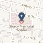 Sturdy Memorial Hospital on map