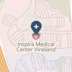 Inspira Medical Center Vineland on map