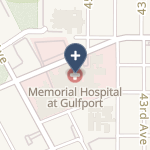Memorial Hospital At Gulfport on map