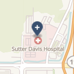 Sutter Davis Hospital on map