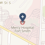 Mercy Hospital Fort Smith on map