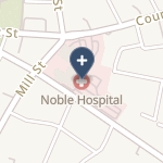 Baystate Noble Hospital on map