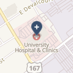 University Hospital & Clinics on map