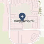 Unity Hospital Of Rochester on map