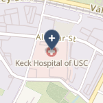Keck Hospital Of Usc on map
