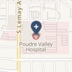 Poudre Valley Hospital on map