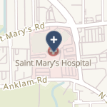 St. Mary's Hospital on map