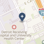 Detroit Receiving Hospital & Univ Health Center on map