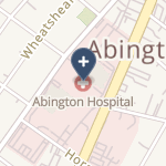 Abington Memorial Hospital on map