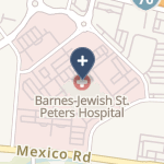 Barnes-Jewish St Peters Hospital on map