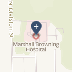 Marshall Browning Hospital on map