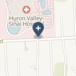 Huron Valley-Sinai Hospital on map