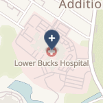 Lower Bucks Hospital on map