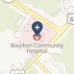 Bourbon Community Hospital on map