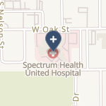 Spectrum Health United Hospital on map