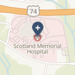 Scotland Memorial Hospital on map