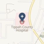 Tippah County Hospital on map