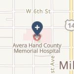 Avera Hand County Memorial Hospital And Clinic on map