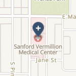 Sanford Vermillion Hospital on map
