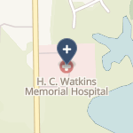 H c Watkins Memorial Hospital Inc on map