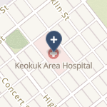 Keokuk Area Hospital on map