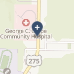 George c Grape Community Hospital on map
