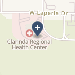 Clarinda Regional Health Center on map