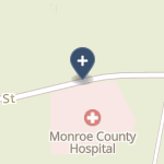 Monroe County Hospital on map