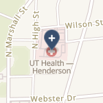 Ut Health East Texas Henderson Hospital on map
