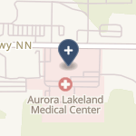 Aurora Lakeland Medical Center on map