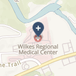 Wilkes Regional Medical Center on map