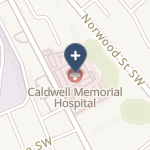 Caldwell Memorial Hospital on map