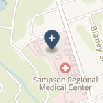 Sampson Regional Medical Center on map