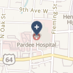 Margaret r Pardee Memorial Hospital on map