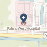 Palms West Hospital on map