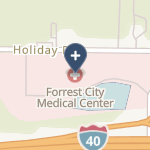 Forrest City Medical Center on map