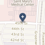 St Mary's Medical Center on map
