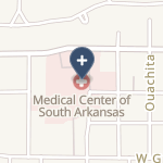 Medical Center Of South Arkansas on map