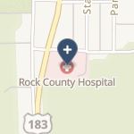 Rock County Hospital on map