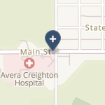 Avera Creighton Hospital on map