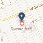 Oswego Hospital on map