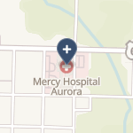 Mercy Hospital Aurora on map