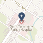 St Tammany Parish Hospital on map