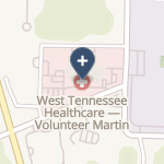 Tennova Healthcare-Volunteer Martin on map