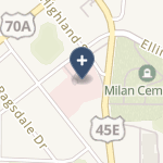 Milan General Hospital on map