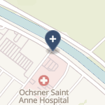 Ochsner St Anne General Hospital on map