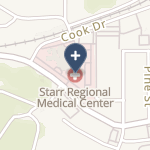 Starr Regional Medical Center Athens on map