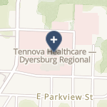 Tennova Healthcare-Dyersburg Regional on map